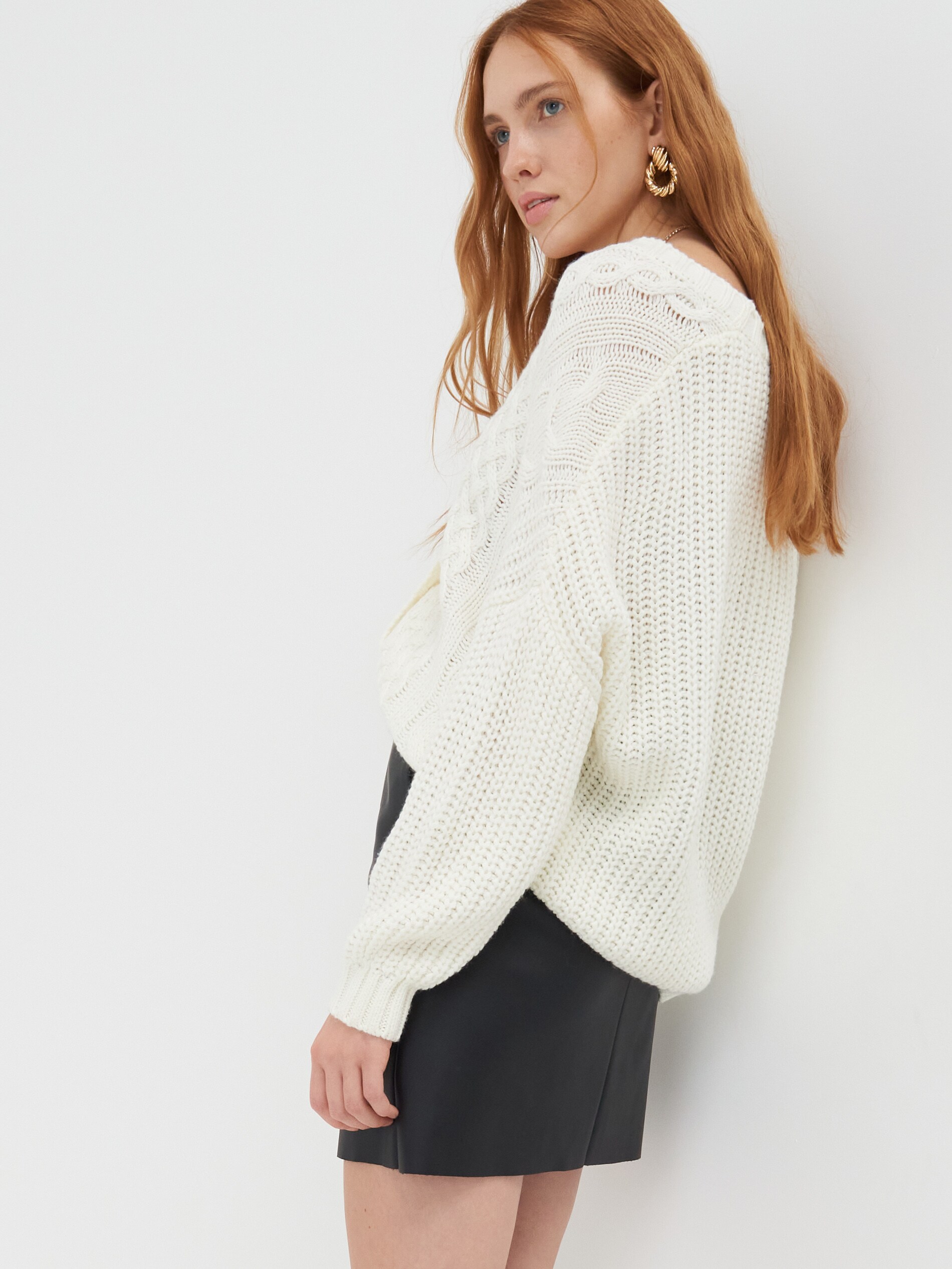 Minisukňa z umelej kože