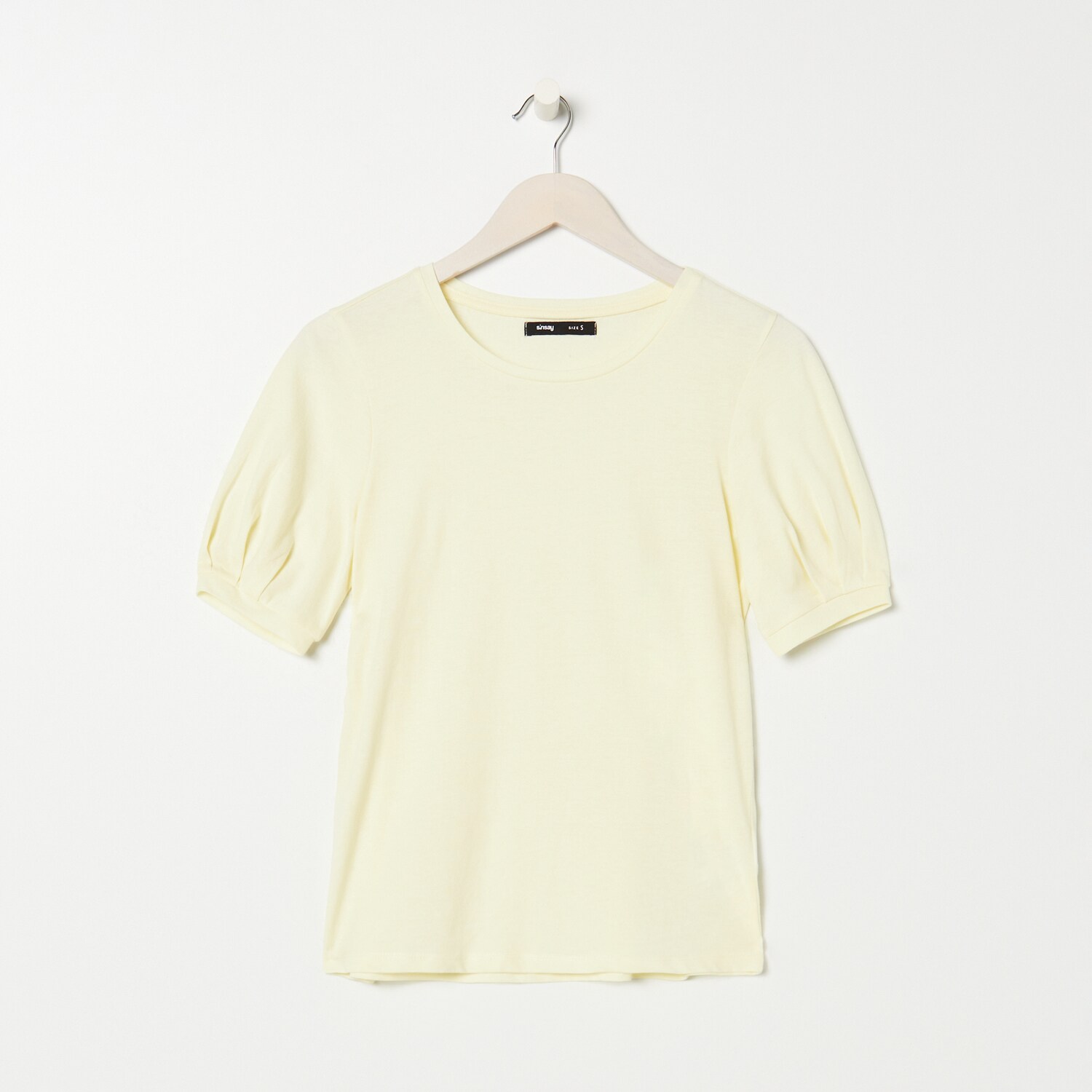 Tričko s pufovanými rukávmi