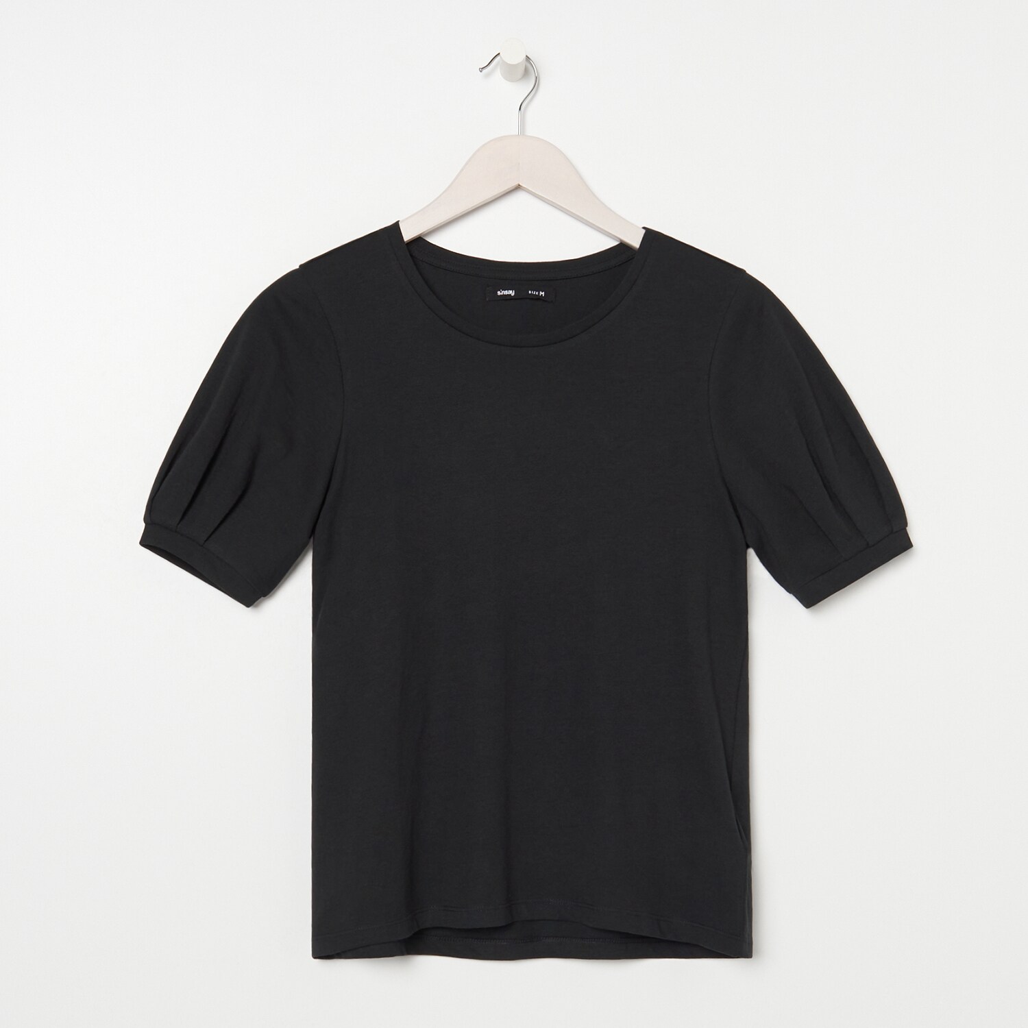 Tričko s pufovanými rukávmi