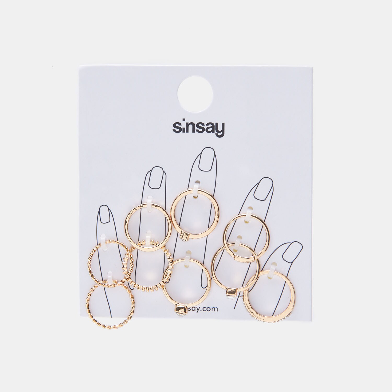 Súprava 9 prsteňov