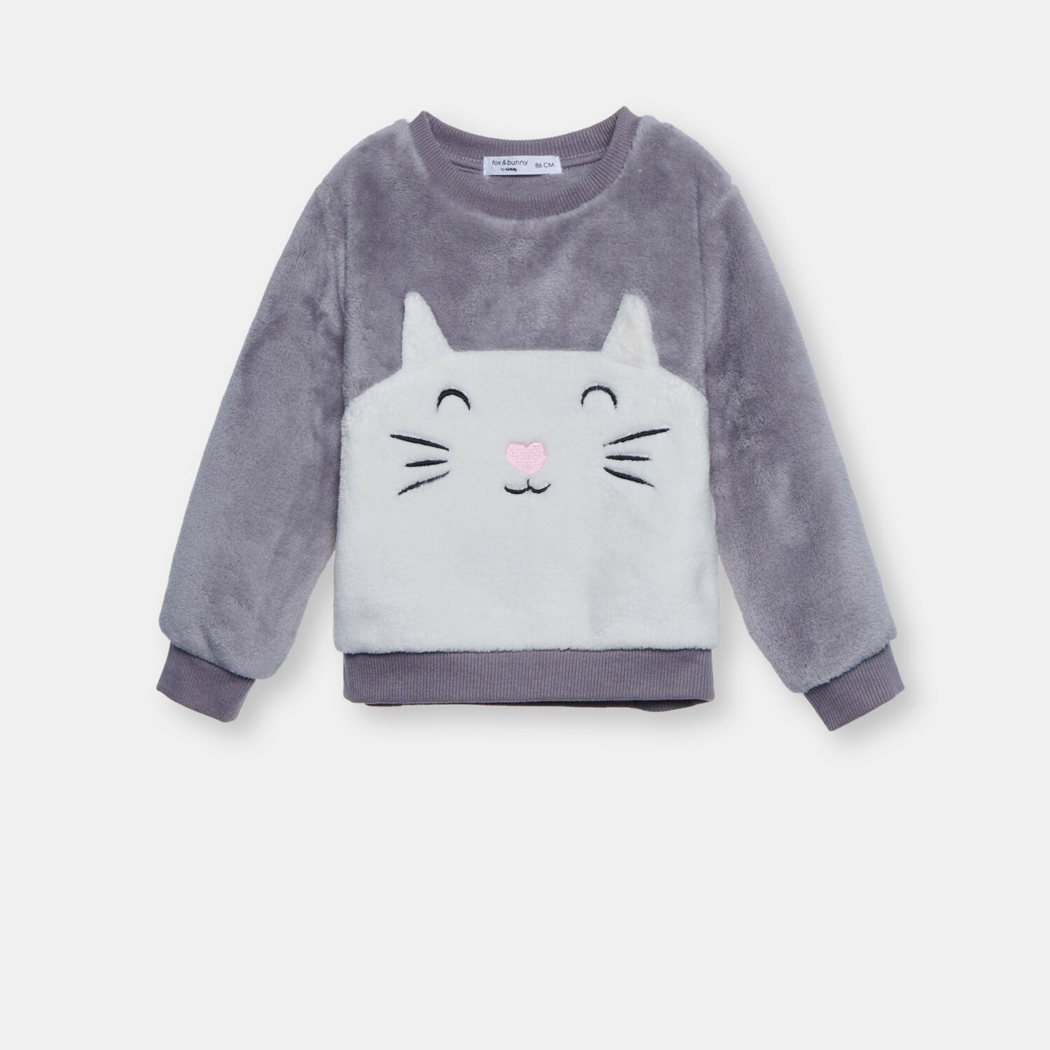 Huňatá mikina so zvieracím motívom