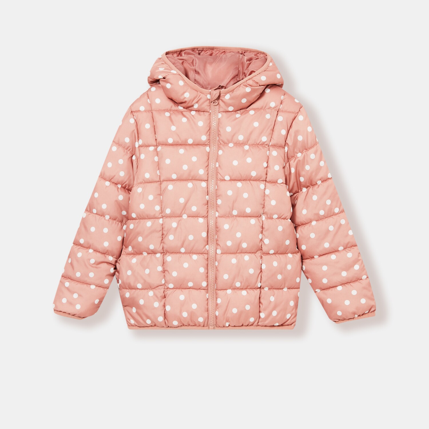 Prešívaná bunda s kapucňou