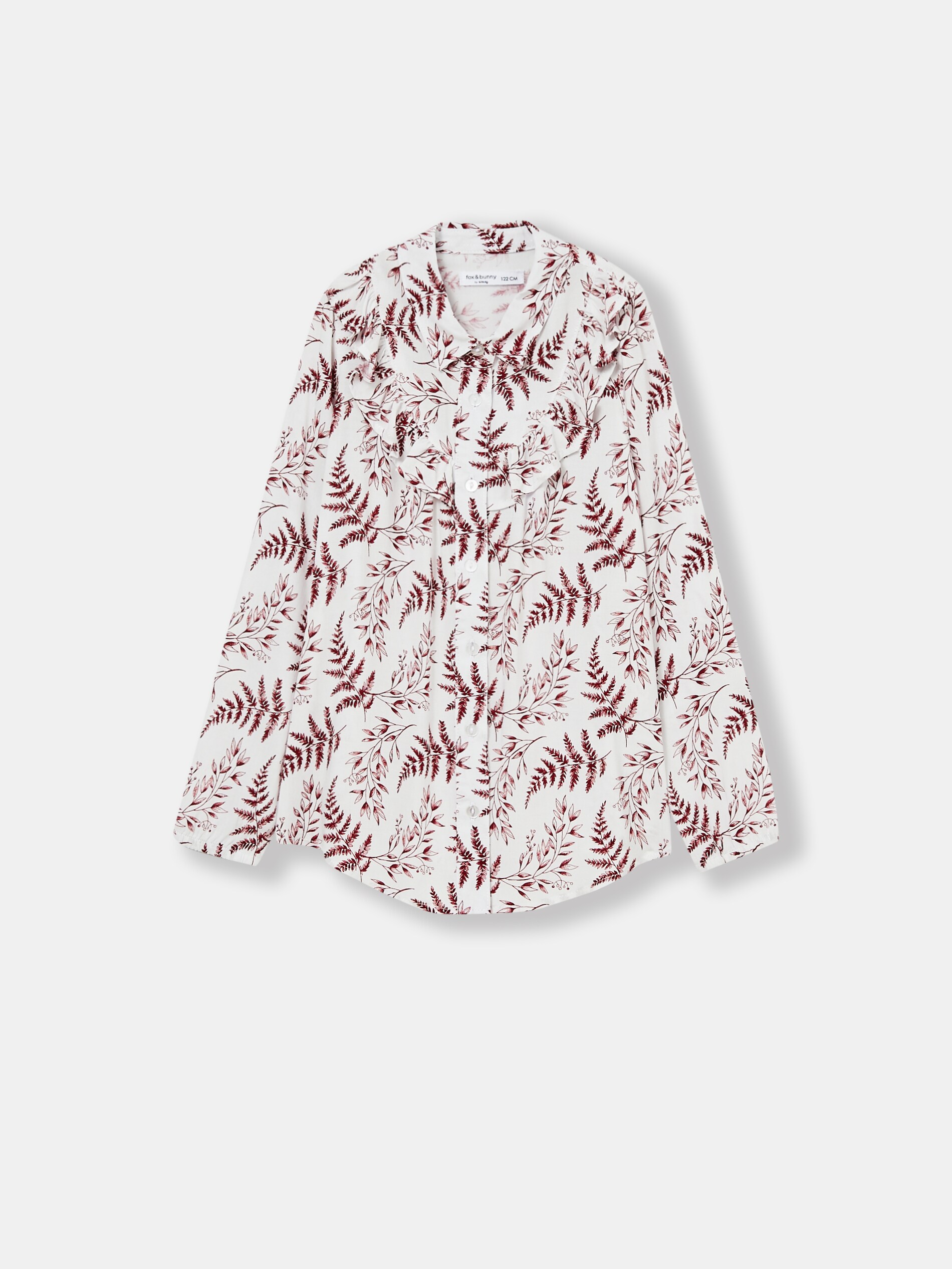 Vzorovaná viskózová košeľa