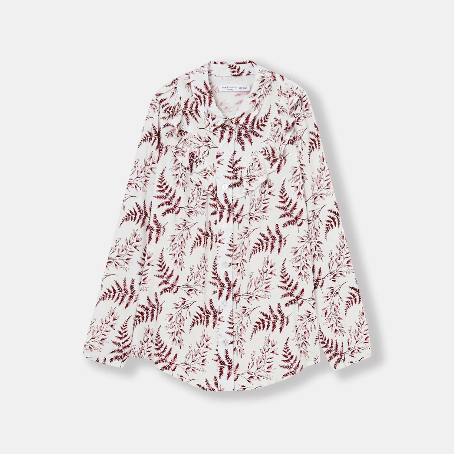 Vzorovaná viskózová košeľa