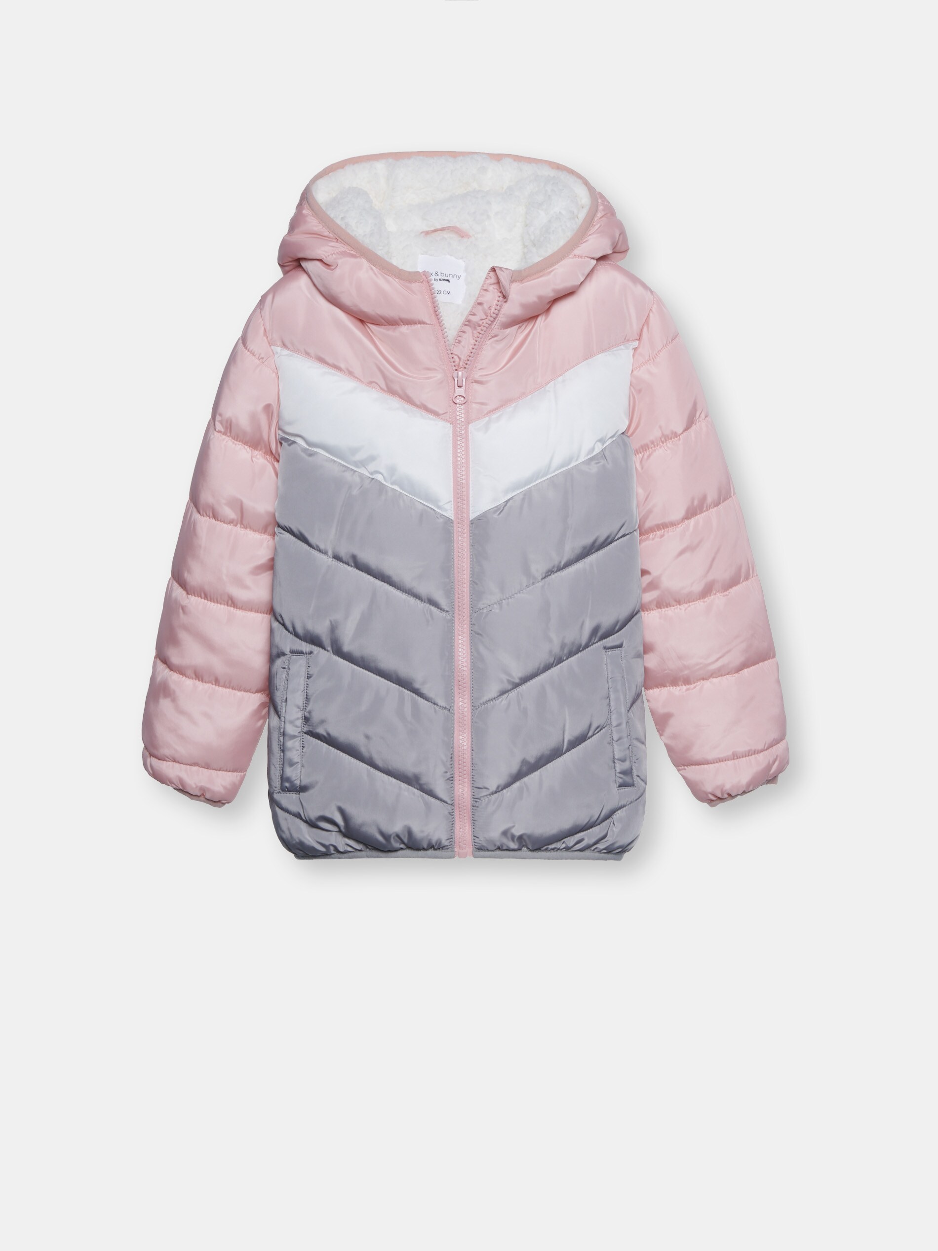 Prešívaná bunda s kapucňou