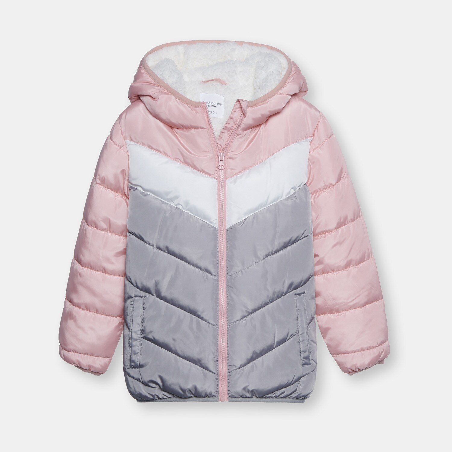 Prešívaná bunda s kapucňou