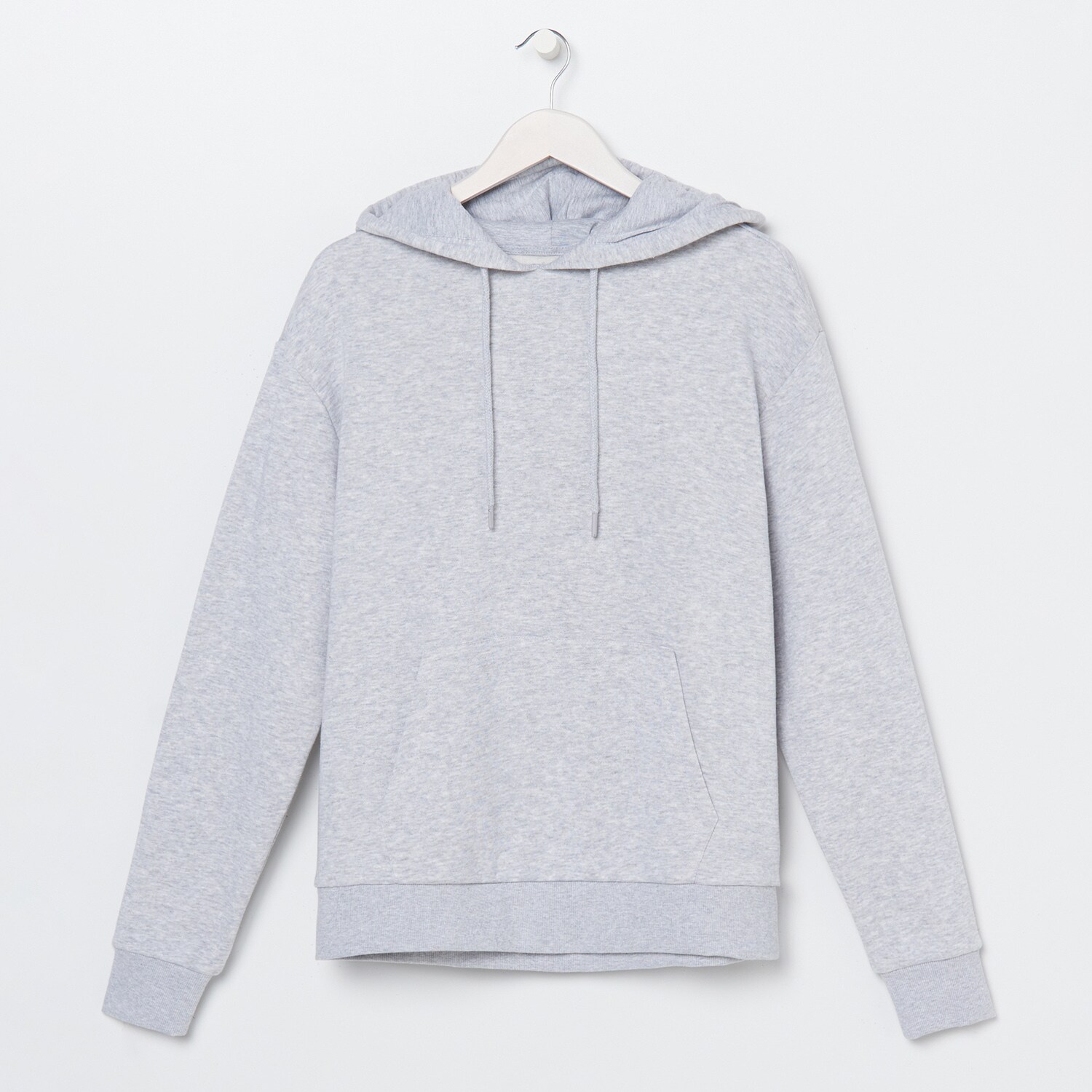 Hladká mikina s kapucňou