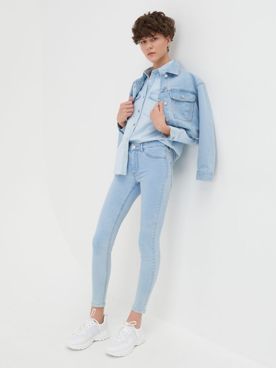 Skinny mid waist jeans, SINSAY, 0593B-05J