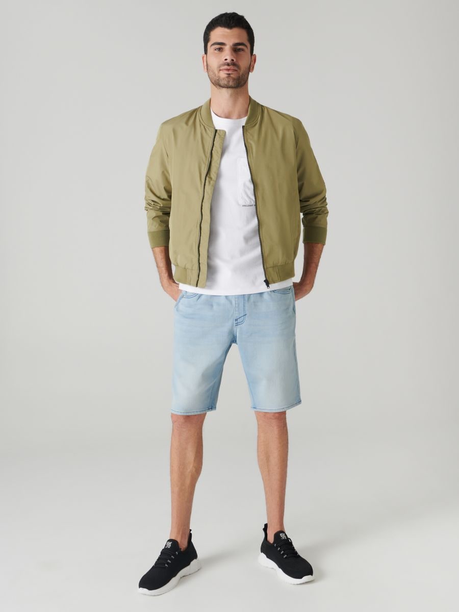Denim jogger shorts, SINSAY, 1305J-05J