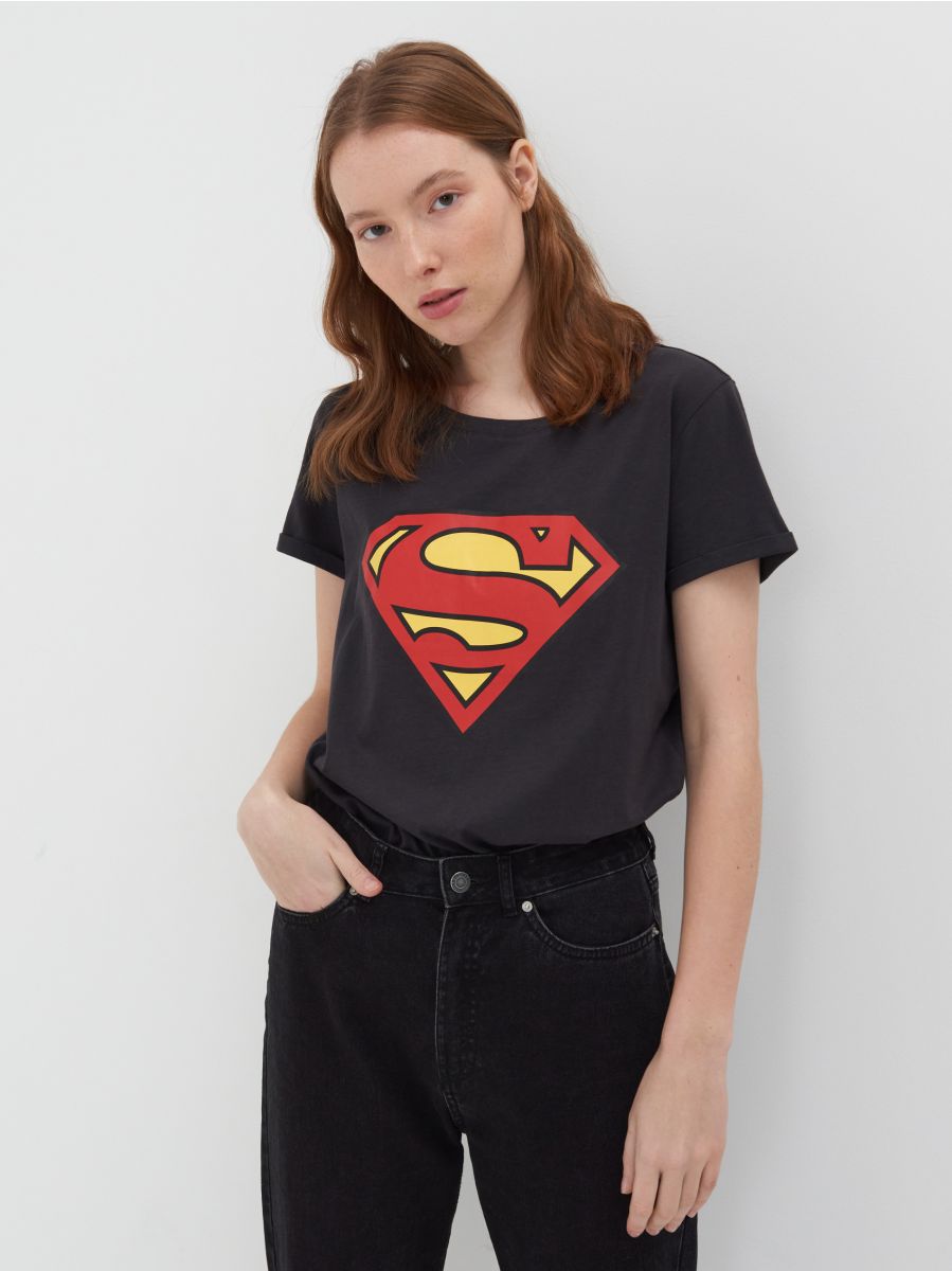 superman t shirt green