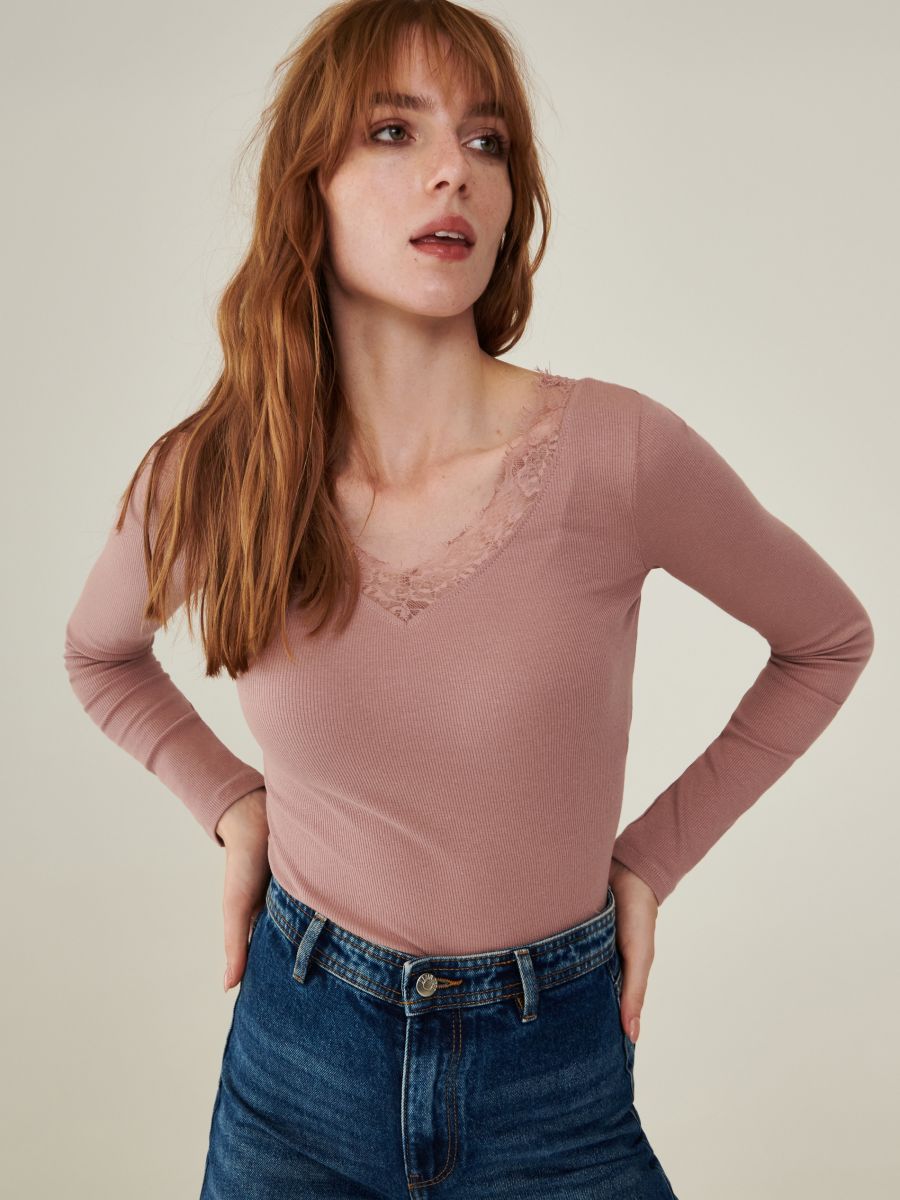 lace trim, SINSAY, 2094F-30X