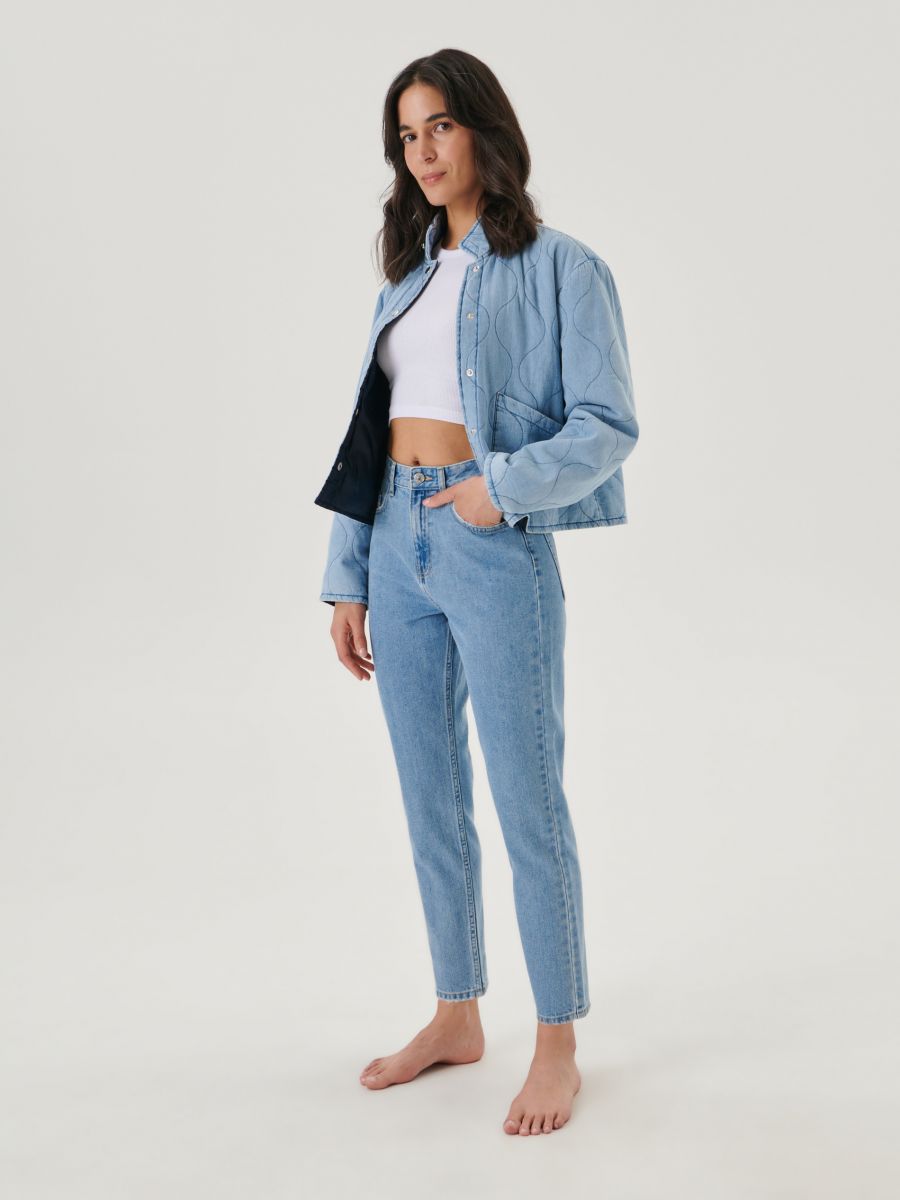 High waist mom jeans, SINSAY, 2958B-55J