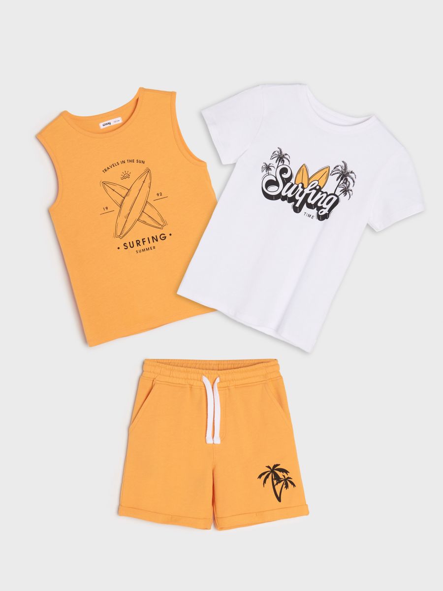 Set top, T-shirt e pantaloncini, SINSAY, 3040M-25X