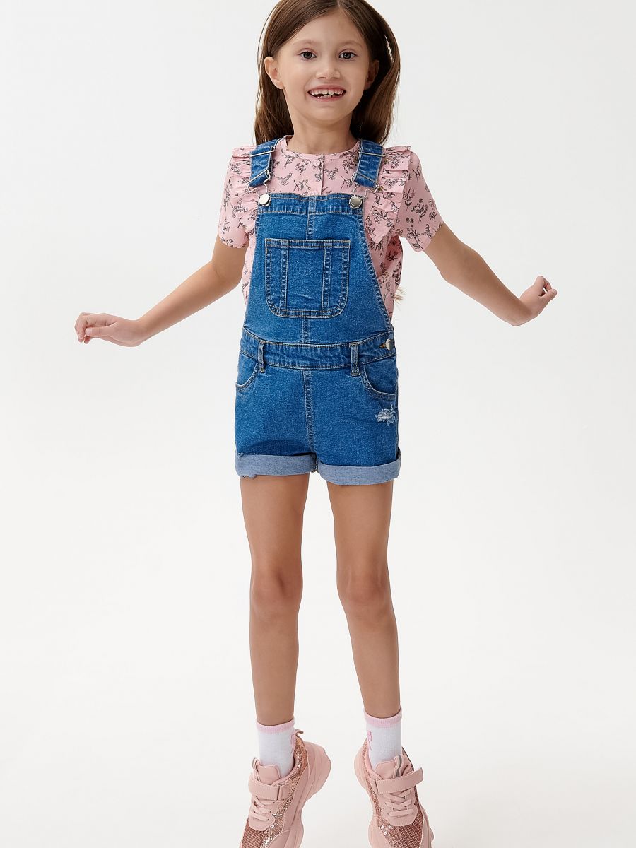 Salopette in denim, SINSAY, 3481J-50J