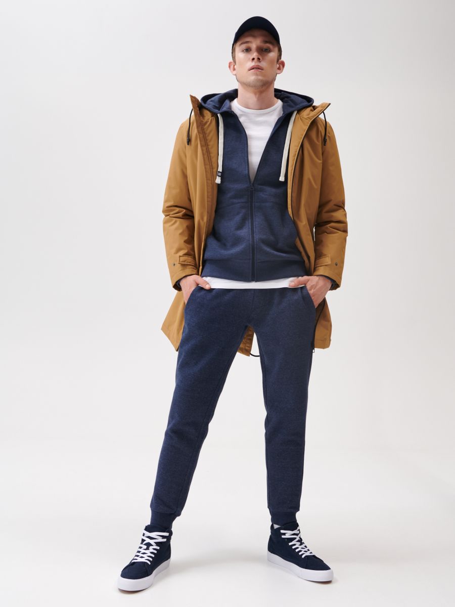 Felpa con cappuccio e zip, SINSAY, 4748F-59M