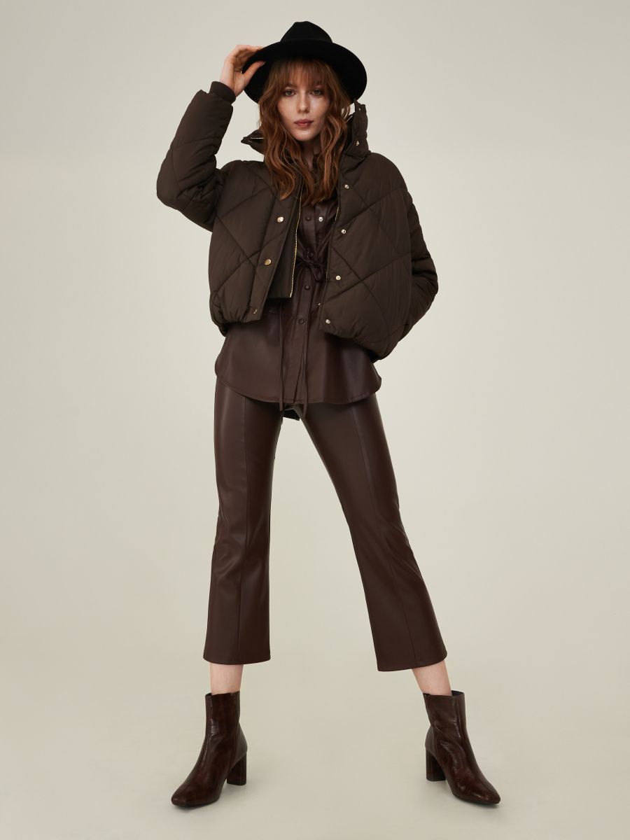 Pantaloni in eco pelle, SINSAY, 5094F-89X