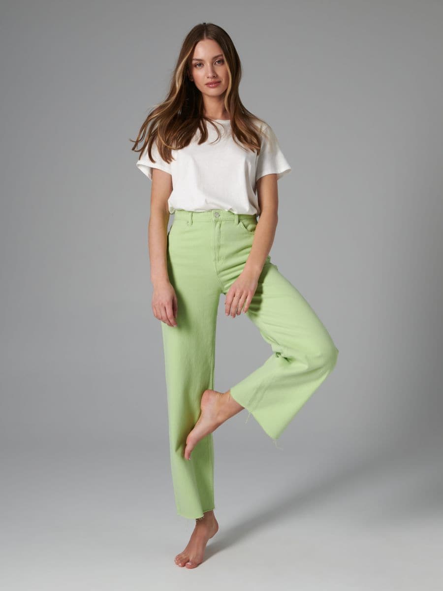 High waist wide leg jeans, SINSAY 