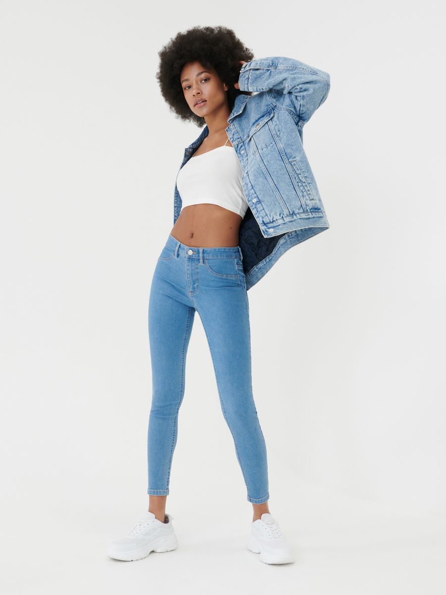 Blugi skinny mid waist, SINSAY, 6100J-50J