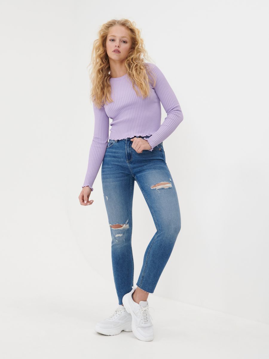 Mid rise slim jeans, SINSAY, 6128J-55J