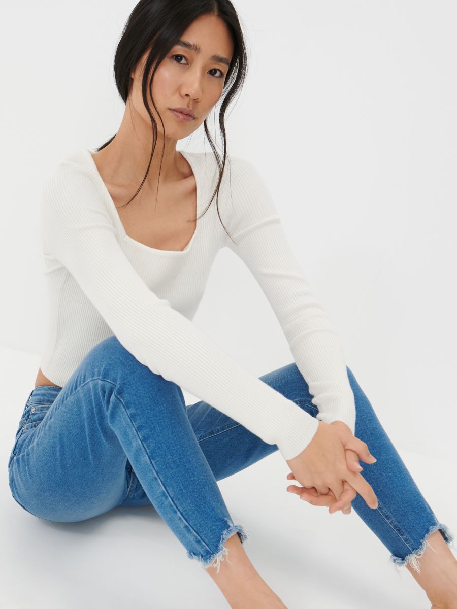 Mid rise skinny jeans, SINSAY, 6134J-55J