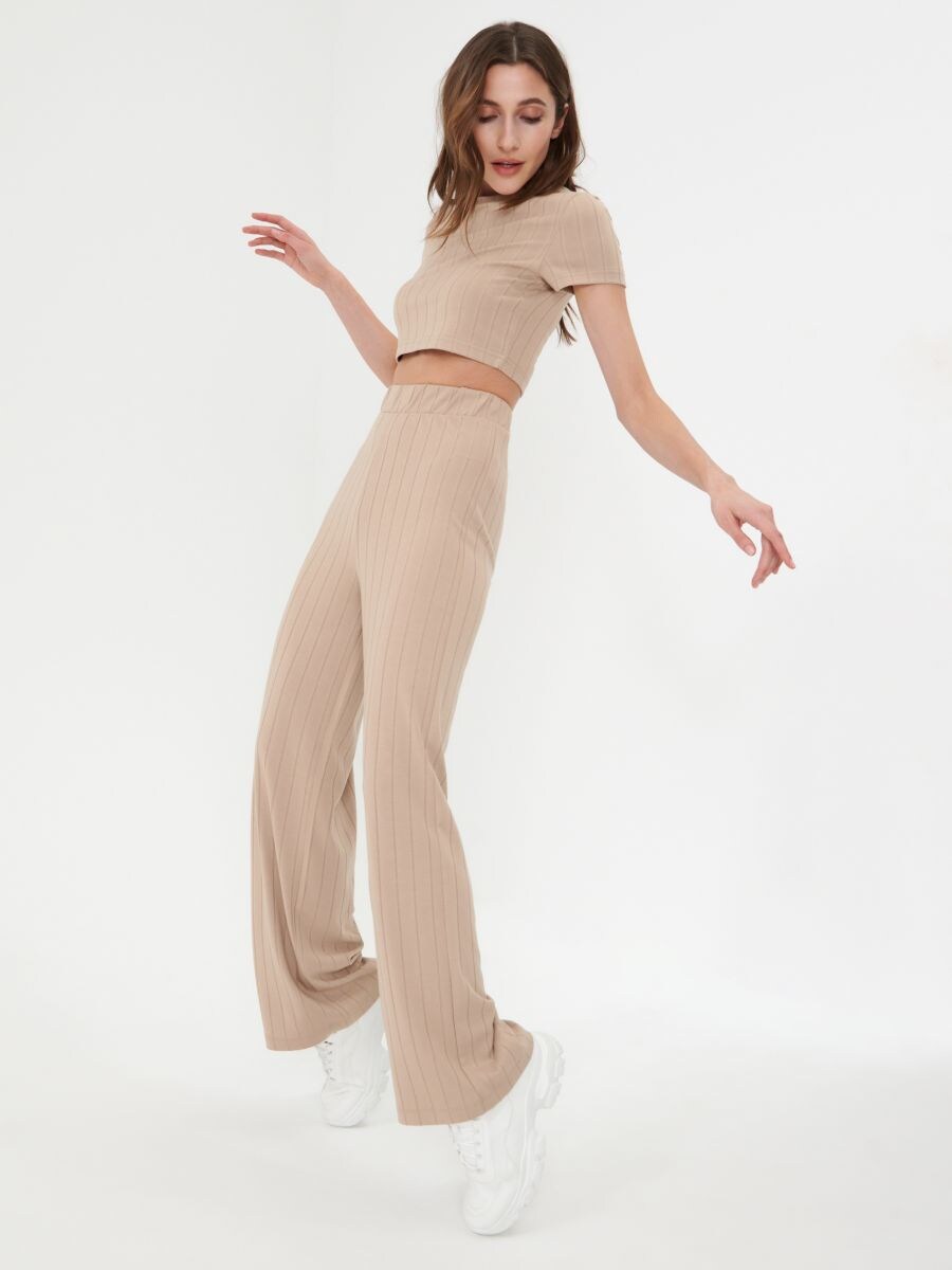 Pantalón acampanado, SINSAY, 7567J-80X