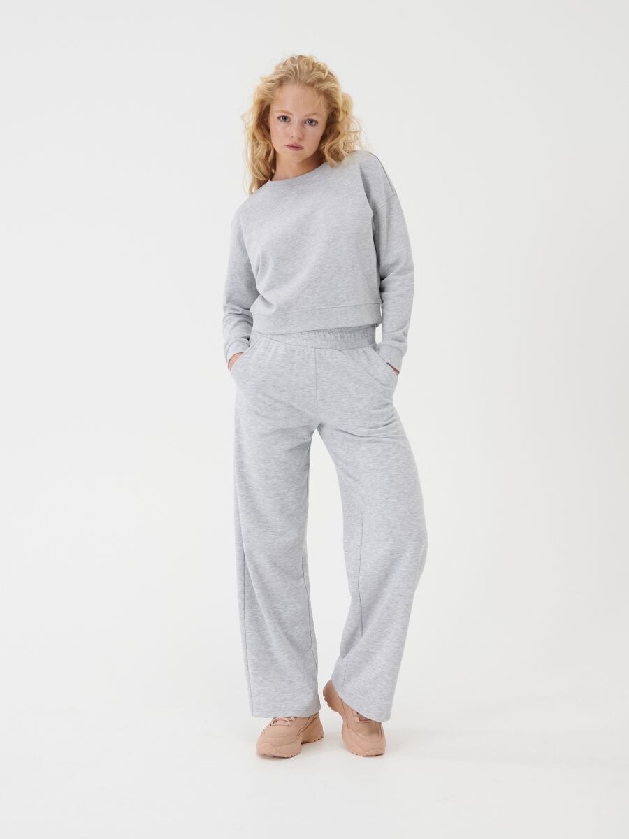 Pantaloni basic flare, SINSAY, 7607J-09M