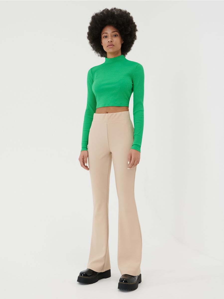 Pantalón acampanado, SINSAY, 7608J-80M
