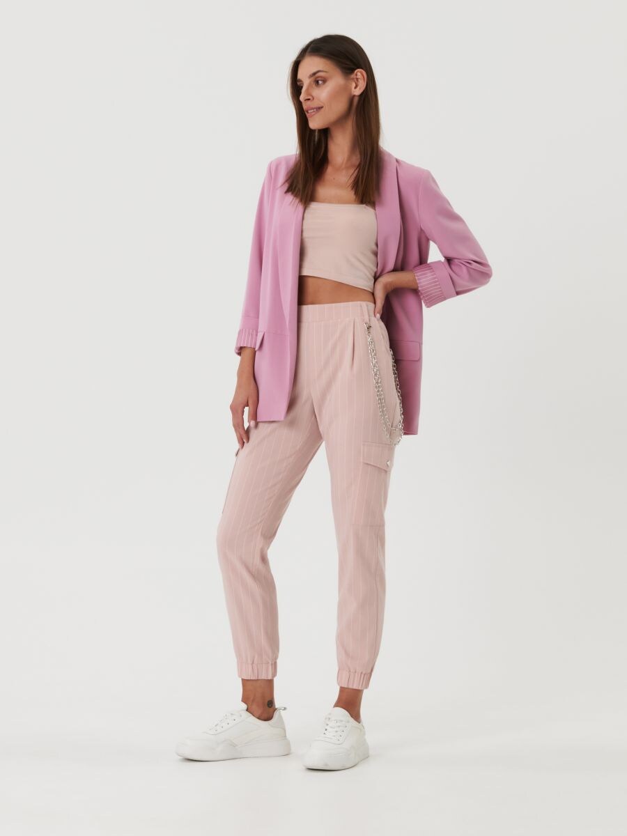 Pantaloni jogger con dettaglio a catena, SINSAY, 7630J-MLC