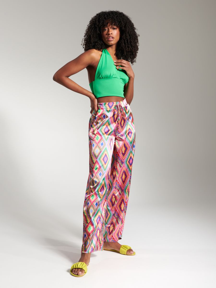 Pantaloni fantasia, SINSAY, 7671J-MLC