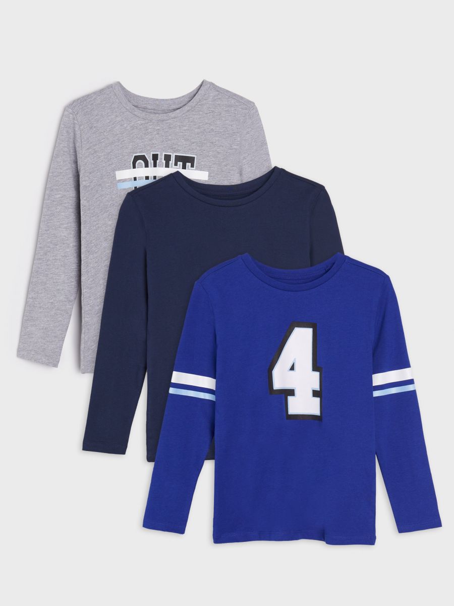 Long sleeve T-shirts 3 pack, SINSAY 