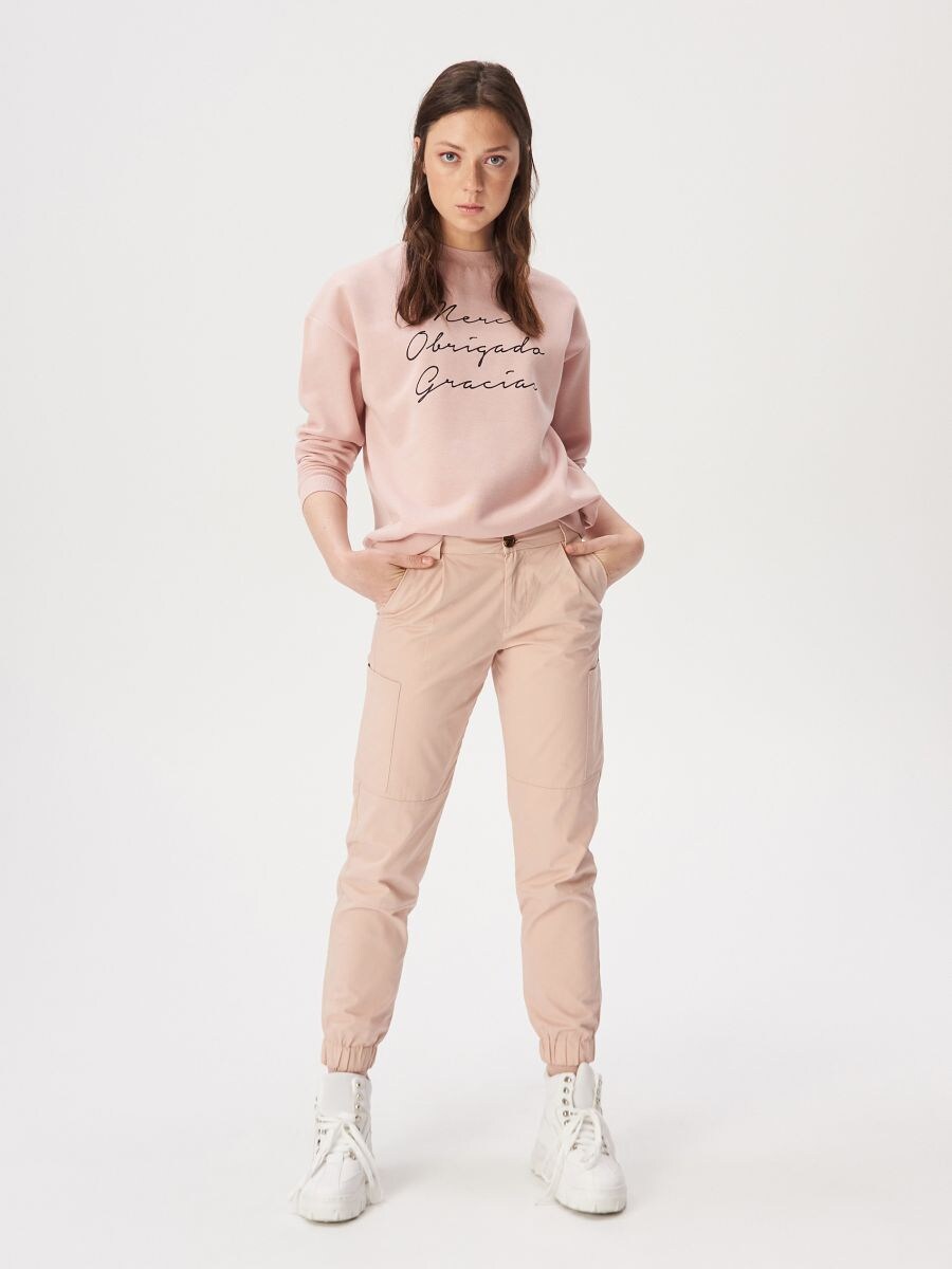 cargo trousers pink