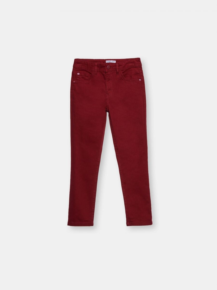 girls burgundy jeans
