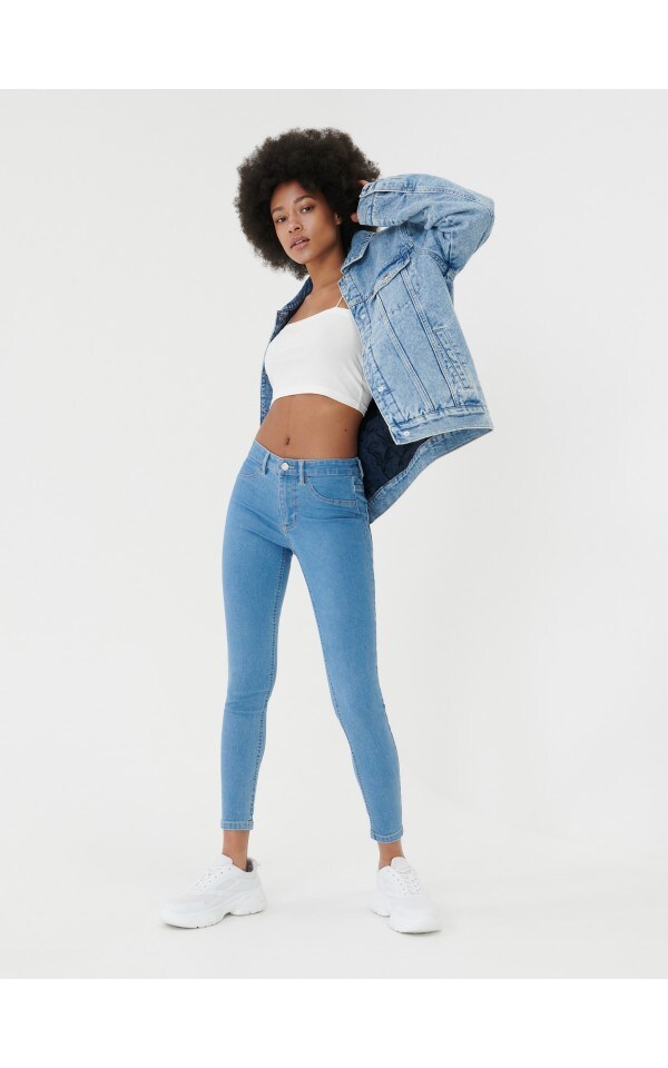 Джинси skinny mid waist, SINSAY, 6100J-50J